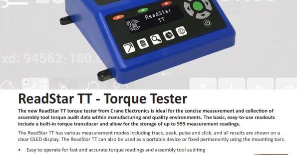 ReadStar TT Torque Tester ReadStar TT Torque Tester