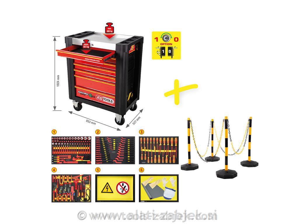 PERFORMANCEplus radionička kolica za električna vozila KS TOOLS