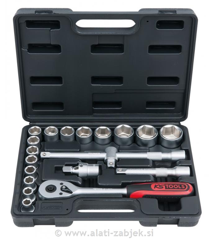 20-dijelni set čegrtaljki 1/2" KS TOOLS