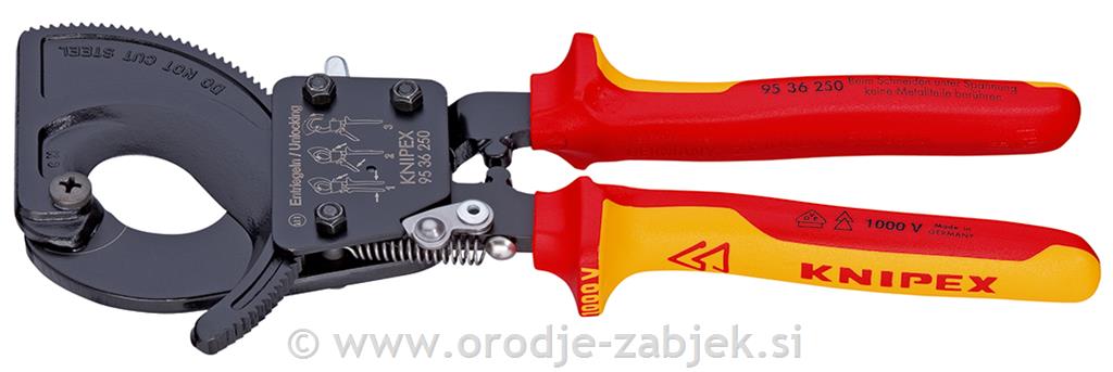 Rezači kabela 95 36 250 KNIPEX